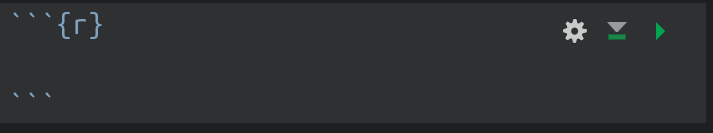 A new code chunk